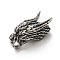 304 Stainless Steel Tube Bails, Loop Bails, Dragon, Antique Silver, 30x11.5x12mm, Hole: 5mm, Inner Diameter: 8x6mm