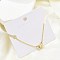 Brass Micro Pave Clear Cubic Zirconia Link Bracelets for Women, Column, Real 18K Gold Plated, 6-7/8 inch(17.5cm)