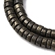 Природного пирита бисер нитей G-L624-I13-3x6mm-4