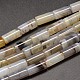 Колонна из натурального дендритного агата G-M257-16x8mm-21-1