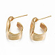 Серьги-кольца из латуни X-KK-S356-149G-NF-2