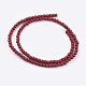 Синтетических нитей бирюзовые бусы TURQ-G106-4mm-02H-2