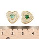 Латунные микро проложить кубического циркония слайд подвески ZIRC-I068-15G-3