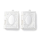 Стойки обшивки латунь медальона подвески KK-F090-04S-1
