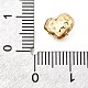 Латунные микропаве из прозрачного кубического циркония KK-U061-15C-G-3
