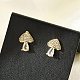 Серьги-гвоздики из циркония EJEW-R016-26G-13-2