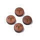 Деревянные бусины с лазерной гравировкой WOOD-S053-53J-1