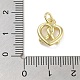 Подвески в форме сердца из латуни KK-M293-01G-3