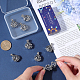 10 шт. подвески-медальоны из сплава FIND-SC0008-35-3