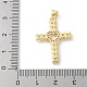 Латунные микро проложить кубического циркония подвески KK-P294-06G-04-3