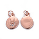 Латунные микропейв с кубическим цирконием asl charms X-KK-G360-11RG-2