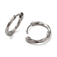 Серьги-кольца из хирургической нержавеющей стали 316 EJEW-Q795-03P-2