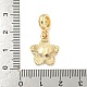 Стойка покрытие сплав эмаль цветок европейские подвески с подвесками FIND-B034-55G-01-3
