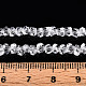 Прозрачные стеклянные бусины GLAA-N018-4mm-09-4