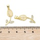Подвески из цветочной смолы KK-E102-28G-3
