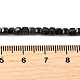 Бусины из натурального черного сапфира G-G259-B02-3x3mm-5