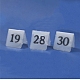 27шт акриловый номерной знак для палатки AJEW-XCP0002-51-3