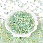 Picasso Baking Paint Glass Beads DGLA-T004-06J