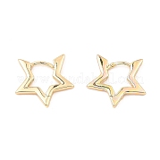 Латунные серьги обруча EJEW-I289-09KCG