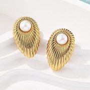 Серьги-гвоздики из нержавеющей стали 304 EJEW-S246-02G