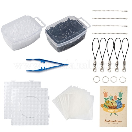 Комплект бусин 2 цвета DIY-X0295-02E-5mm-1