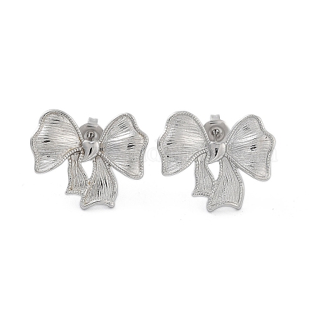 Серьги-гвоздики из нержавеющей стали 304 EJEW-P258-42P-1