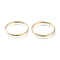 Brass Linking Rings, Long-Lasting Plated, Ring, Real 14K Gold Plated, 24.7x2mm, Inner Diameter: 23.5mm
