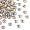 Preciosa® MAXIMA Crystal No Hotfix Flatback Stones, Czech Crystal, Dura Foiling, Round(438 11 615 Chaton Rose), 10330 200 Lt.Col.Topaz AB, SS6(1.9~2.1mm)