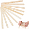 GLOBLELAND 10Pcs Pottery Teaching Stick 5 Size Wooden Rolling Mud Stick Wooden Ceramic Stick Clay Pottery Modeling Tool for Fixed Clay Homemade Clay Decoration 13.38x0.78 inch
