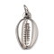 304 Stainless Steel Pendants, Cowrie Shell, Stainless Steel Color, 18.6x10.4x3.6mm, Hole: 5mm