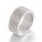 Tarnish Resistant 304 Stainless Steel Finger Rings, Stainless Steel Color, 19mm