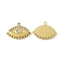 PVD Vacuum Plating 201 Stainless Steel Pendants, Crystal Rhinestone Eye Charms, Real 18K Gold Plated, 11.5x15.5x2.5mm, Hole: 1.5mm