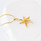 3Pcs Vintage Stainless Steel Sunflower Pendant Necklaces for Women, Golden, 15.75 inch(40cm)
