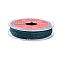 2-Ply Round Waxed Cotton Thread Cords, Import From Japan, Dark Cyan, 0.5mm, about 21.87 Yards(20m)/Roll