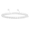 Adjustable Women's Quartz Crystal Beaded Bracelet, with Simple and Versatile Hand-wove Bead, Show in Picture