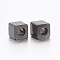 304 Stainless Steel Beads, Cube, Electrophoresis Black, 5x5x5mm, Hole: 3mm