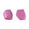 Opaque Acrylic Cabochons, Irregular Hexagon, Flamingo, 25.5x19.5x5.5mm, about 253pcs/500g