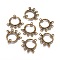 Tibetan Style Chandelier Components Links, Lead Free and Cadmium Free, Ring, Antique Bronze, 26x25x2mm, Hole: 1.5mm