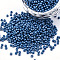 11/0 Czech Opaque Glass Seed Beads, Lustered, Round, Marine Blue, 2.2x1.5mm, Hole: 0.7mm, about 500g/bag