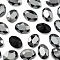 Preciosa® MAXIMA Crystal Fancy Stones, Czech Crystal, 435 12 601 Oval, Unfoiled, 23980 272 Hematite, 18x13mm