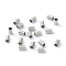 Non-Tarnish 304 Stainless steel Spacer Beads, Tube, Stainless Steel Color, 5x3mm, Hole: 2.5mm