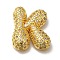 Brass with Cubic Zirconia Pendants, Cadmium Free & Nickel Free & Lead Free, Letter K, Letter K, 22x19x7mm, Hole: 4mm