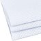 Polycotton(Polyester Cotton) Cross Stitch Fabrics, Aida Cloth, Rectangle, White, 1500x1000x0.7mm