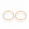 Ion Plating(IP) 304 Stainless Steel Linking Ring, Ring, Golden, 16x0.8mm