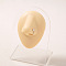 304 Stainless Steel & Brass Heart Nose Studs, Stainless Steel Color, 11x5mm