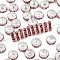 Brass Grade A Rhinestone Spacer Beads, Straight Flange, Rondelle, Silver, Rose, 8x3.8mm, Hole: 1.5mm