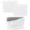 2Pcs Polyester Satin Pouches, Jewelry Package Supplies, with Drawstring Rope, Rectangle, White, 40x50x0.2cm