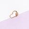 925 Sterling Silver Micro Pave Clear Cubic Zirconia Locking Carabiner Clasps, Keychain Clasps, Quick Links, Heart, Real 18K Gold Plated, 22x15.5mm