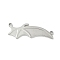 Halloween 304 Stainless Steel Pendants, Bat Wing Charms, Non-Tarnish, Stainless Steel Color, 16x46x2mm, Hole: 2mm