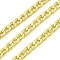 304 Stainless Steel Curb Chains, Unwelded, with Spool, Real 18K Gold Plated, 4.5x3x1mm